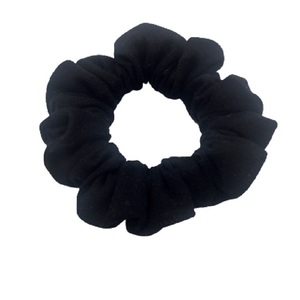 Υφασμάtινο λαστιχάκι scrunchie μαύρο μίνι (mini) - ύφασμα, mini, κορίτσι, για τα μαλλιά, λαστιχάκια μαλλιών