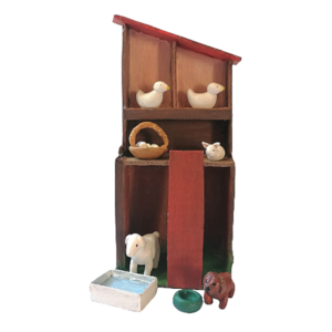 Συλλεκτικό σετ παιχνίδι φάρμα για κούκλες(μέγεθος barbie)21,5X10X7 - χαρτί, πηλός, για παιδιά, σετ δώρου