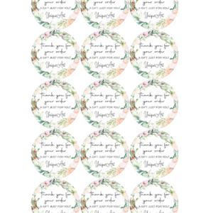 ΑΥΤΟΚΟΛΛΗΤΑ ''A GIFT FOR YOU'' -STICKERS ΓΙΑ ΤΙΣ ΣΥΣΚΕΥΑΣΙΕΣ ΔΩΡΩΝ- 5cm - αυτοκόλλητα