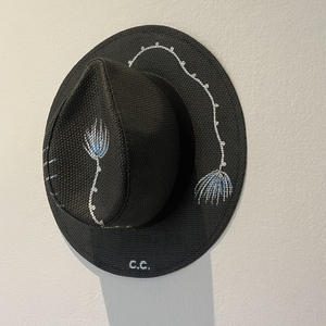Αντρικό καπέλο - Panama black eye - ανδρικά, απαραίτητα καλοκαιρινά αξεσουάρ, ψάθινα - 3