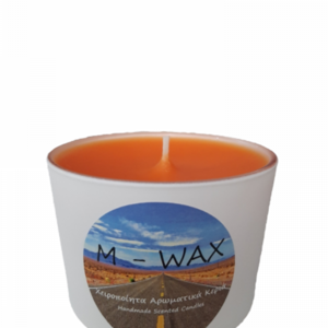 M - Wax - Χειροποίητο Αρωματικό Κερί - Μανταρίνι Σατσούμα - αρωματικά κεριά