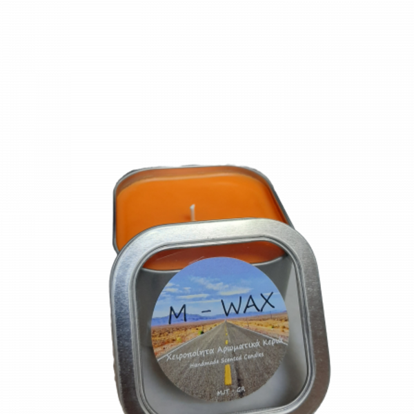 M - Wax - Χειροποίητο Αρωματικό Κερί - Πορτοκάλι - αρωματικά κεριά