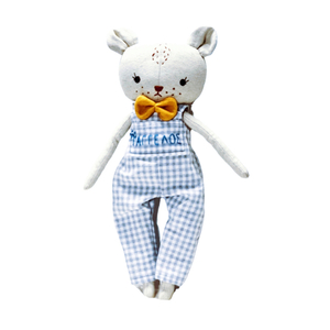 Κούκλα memory pal με όνομα, 50 εκατοστά,αρκουδάκι αγοράκι - λούτρινα, personalised, βρεφικά, κούκλες, αναμνηστικά δώρα