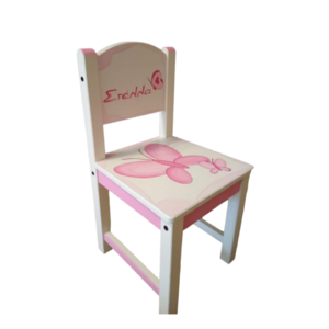 Παιδική καρέκλα Πεταλούδα - κορίτσι, λουλούδια, πεταλούδα, ζωάκια