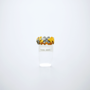 Πολύπλευρο Μονοπάτι-Χειροποίητο Ασημένιο Δαχτυλίδι- - ασήμι, επιχρυσωμένα, γεωμετρικά σχέδια, σταθερά, μεγάλα