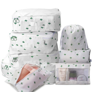 Set of 8 Θήκες Οργάνωσης Βαλίτσας Κάκτοι Packing Cubes - ύφασμα, αδιάβροχο, ταξιδίου