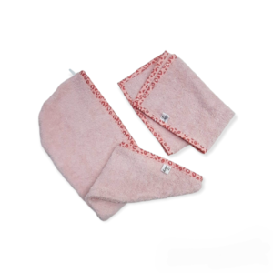 Τουρμπάνι πετσέτα ροζ - 2