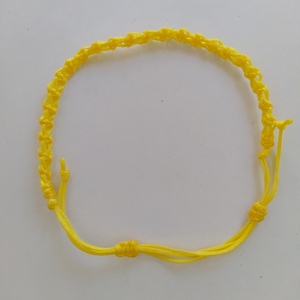 Απλή Αλυσίδα μακραμε fifirixtra handmade simple macrame bracelet - μακραμέ, κορδόνια, ποδιού, αυξομειούμενα, φθηνά - 4