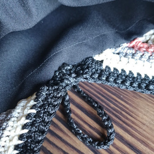 Χειροποίητη πλεκτή τσάντα ώμου crochet 38X30cm - νήμα, ώμου, μεγάλες, tote, πλεκτές τσάντες - 3