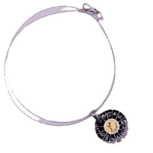 Ζώδιο ΣΚΟΡΠΙΟΣ σε ατσαλόσυρμα 40 εκ - charms, κοντά, ατσάλι, ζώδια, δώρα για γυναίκες - 2