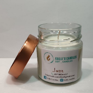 Αρωματικό φυτικό κερί σόγιας - JAZZ - 156ml - αρωματικά κεριά