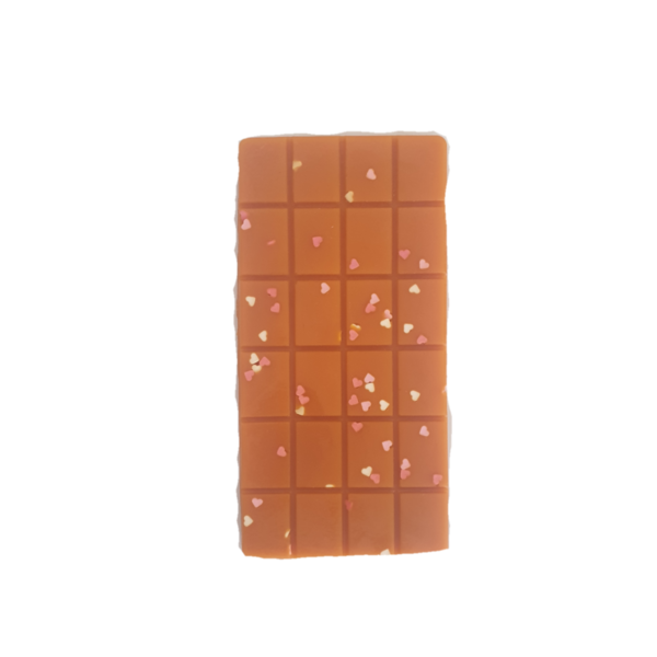 Wax Melt Μπάρα Σοκολάτας με μυρωδιά Peach Passion -80γρ - οικολογικό, αρωματικά χώρου - 2