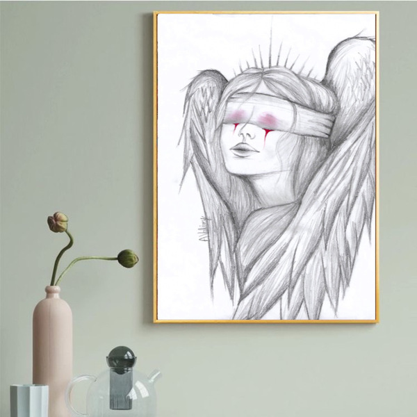 Poster/Αφίσα Fallen Angel (Α3) - αφίσες, πίνακες ζωγραφικής - 2