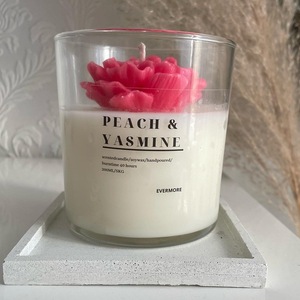 Peach and Yasmine-κερι σόγιας - αρωματικά κεριά - 4