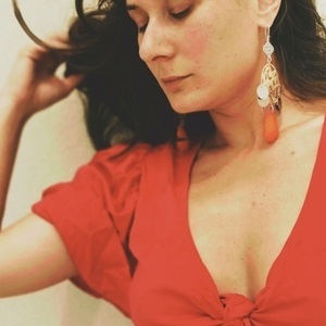 ♦ THE "MISS BOHO" ΜΑΚΡΙΑ ΚΡΕΜΑΣΤΑ ΦΙΛΙΓΚΡΙ ΣΚΟΥΛΑΡΙΚΙΑ ΒΟΗΟ STYLE ΜΕ ΠΟΡΤΟΚΑΛΙ ΣΤΑΓΟΝΑ ΚΑΙ ΦΛΟΥΡΙΑ - ΜΑΚΡΟΣ 13 εκ - δάκρυ, boho, κρεμαστά, γάντζος, zamak - 5
