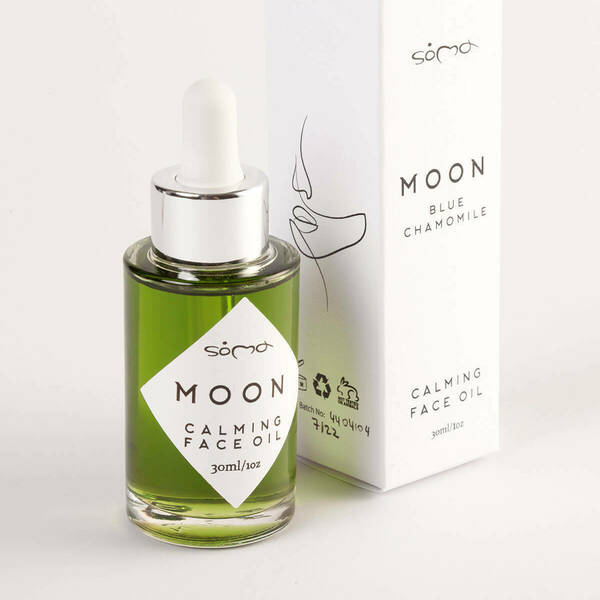 Soma Moon Calming Face Oil with Blue Chamomile 30ml - 2