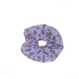 Blueberry scrunchie XL - ύφασμα, λαστιχάκια μαλλιών