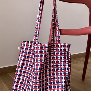 Αυγουστιάτικη tote bag - ύφασμα, ώμου, all day, tote, πάνινες τσάντες - 2