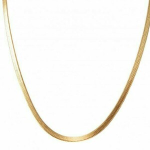 Κολιέ Αλυσίδα από Ατσάλι σε Χρυσό Χρώμα - αλυσίδες, επιχρυσωμένα, μακριά, ατσάλι, φθηνά - 2