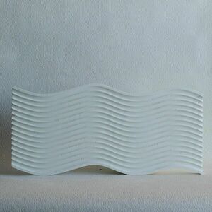 Διακοσμητικός Δίσκος Κύματα από τσιμέντο Λευκό 38cm | Concrete - διακόσμηση, τσιμέντο, πιατάκια & δίσκοι