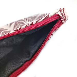 Pouch-κασετίνα Red Z 10x22 cm - ύφασμα, κασετίνες, καλλυντικών, ταξιδίου - 3