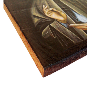 Άγιος Εφραίμ της Νέας Μάκρης Χειροποίητη Εικόνα 14x21cm - πίνακες & κάδρα, πίνακες ζωγραφικής, εικόνες αγίων - 5