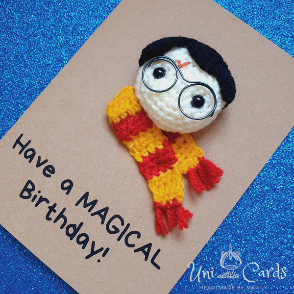 Ευχετήρια κάρτα - Harry Potter - γενέθλια, για παιδιά - 4