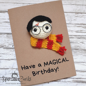 Ευχετήρια κάρτα - Harry Potter - γενέθλια, για παιδιά - 5