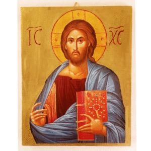 Χειροποίητη Εικόνα Του Ιησού Χριστού 28x22cm - πίνακες & κάδρα, πίνακες ζωγραφικής