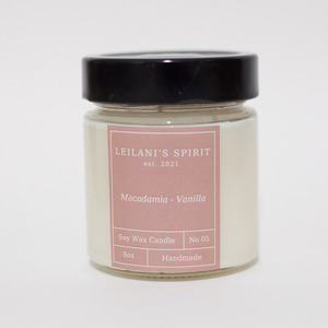Νο5 Φυτικό Αρωματικό Κερί Σόγιας – Macadamia Βανίλια (Macadamia Vanilla) 8oz - αρωματικά κεριά, κερί σόγιας