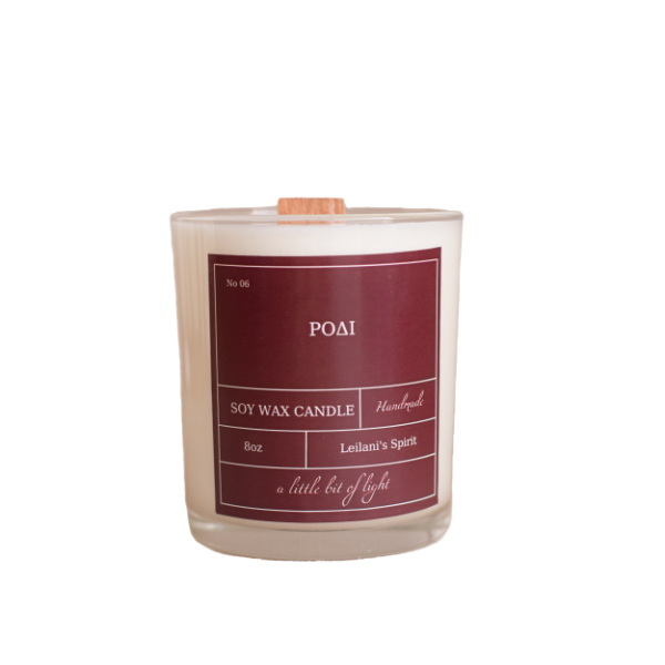 Φυτικό Αρωματικό Κερί Σόγιας – Ρόδι (Pomegranate) 8oz - ρόδι, αρωματικά κεριά, κερί σόγιας
