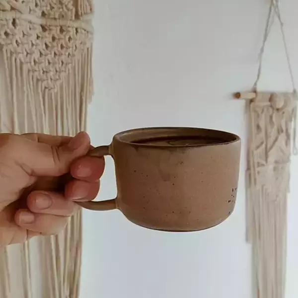 Κεραμική κούπα με χερούλι - πηλός, κούπες & φλυτζάνια - 2