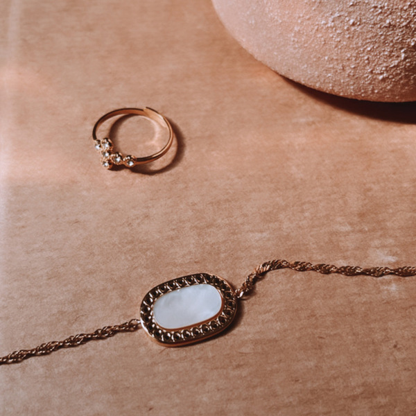 Δαχτυλίδι faith σε χρυσο με λευκα στρας - γεωμετρικά σχέδια, ατσάλι, αυξομειούμενα, φθηνά - 3