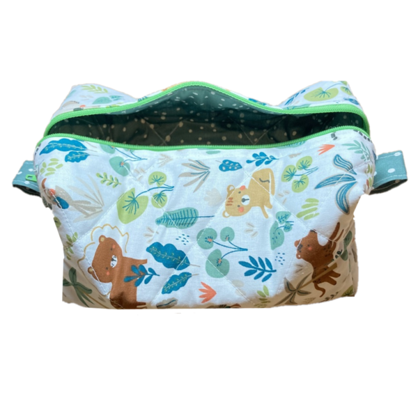 Νεσεσέρ / Pouch Bag "Jungle'' M (20x10x10) - αγόρι, δώρα για μωρά, δώρο γέννησης, υφασμάτινο νεσεσέρ