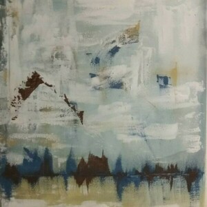 ALASKA 01 - Καμβάς με ακρυλικά Abstract Texture - 50*60 - πίνακες & κάδρα, πίνακες ζωγραφικής