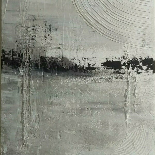 Rain 03 - Καμβάς με ακρυλικά Abstract 50*70 - πίνακες & κάδρα, πίνακες ζωγραφικής