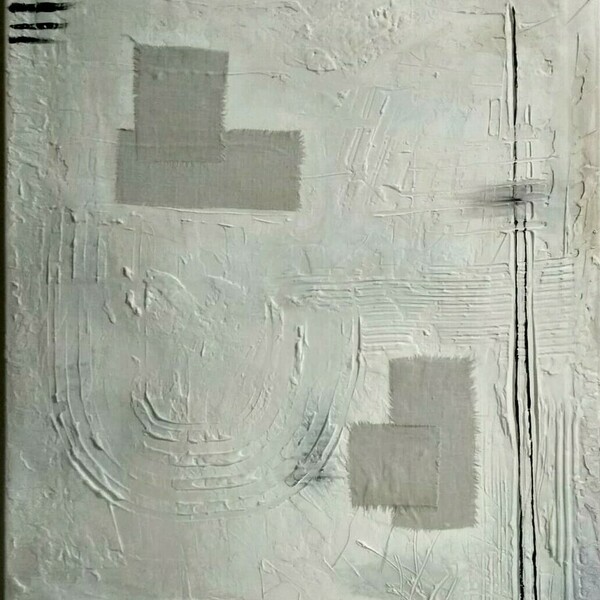 Αρχαία Ελλάδα 1 05 - Καμβάς με ακρυλικά Abstract Texture - 50*70 - πίνακες & κάδρα, πίνακες ζωγραφικής