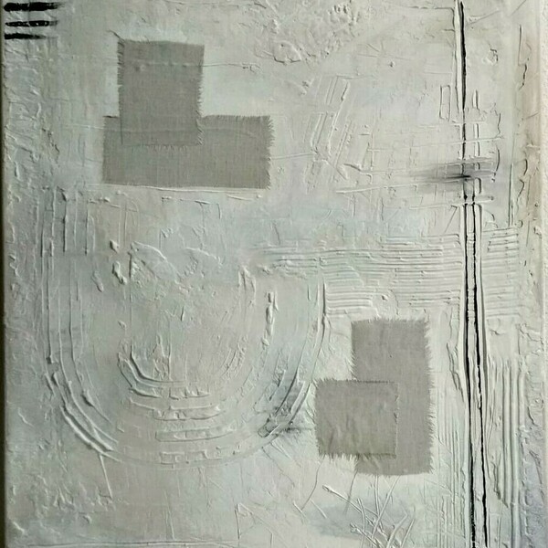 Αρχαία Ελλάδα 1 05 - Καμβάς με ακρυλικά Abstract Texture - 50*70 - πίνακες & κάδρα, πίνακες ζωγραφικής - 2