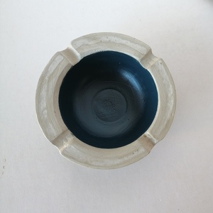 Τασάκι μπολ NAVY BLUE από τσιμέντο 11εκΧ4εκ - μπολ, τσιμέντο, διακόσμηση βεράντας, διακόσμηση σαλονιού - 3