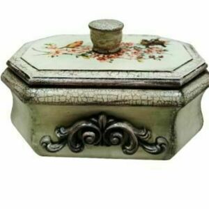 Χειροποιητο κουτι mdf 23x15x10cm, με διακόσμηση ντεκουπάζ ξυλόγλυπτα και διαφορα χρώματα - γυναικεία, mdf, οργάνωση & αποθήκευση, κοχύλι
