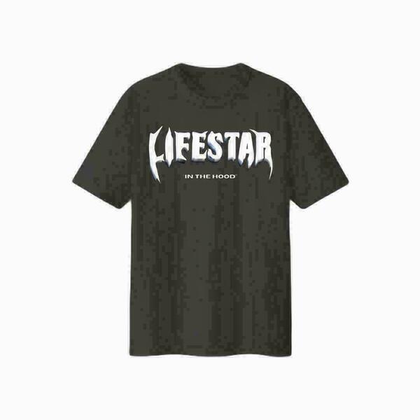 Lifestar "In the hood" Tee-Black T-shirt