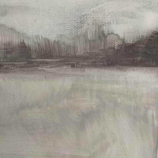 Morning Dew 09 - Καμβάς με ακρυλικά Abstract Landscape - 25*30 - πίνακες & κάδρα, πίνακες ζωγραφικής - 4