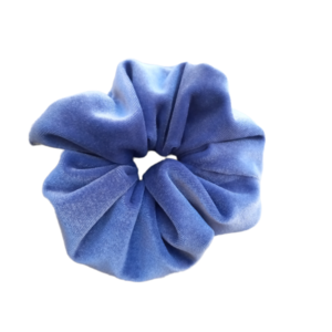 scrunchie "light blue" - ύφασμα, λαστιχάκια μαλλιών