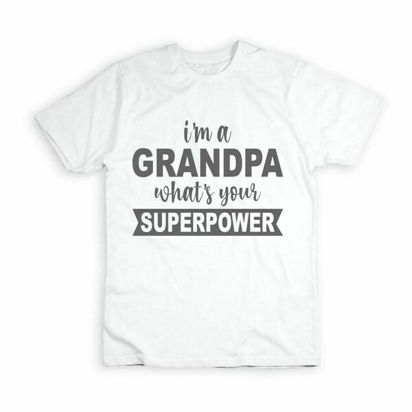 Μαύρο ή λευκό t-shirt για τον αγαπημένο μας παππού - παππούς, personalised, 100% βαμβακερό - 2