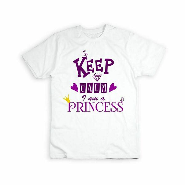 Λευκό, παιδικό t-shirt από 100% βαμβάκι για τα πριγκιπόπουλά σας! - κορίτσι, αγόρι, personalised, παιδικά ρούχα, 100% βαμβακερό
