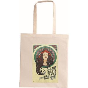 tote bag οικολογική -LANA DEL REY- - ύφασμα, ώμου, all day, tote, φθηνές