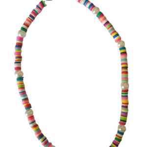Κολιέ με χρώματα - χάντρες, κοντά, πέρλες, οικογένεια