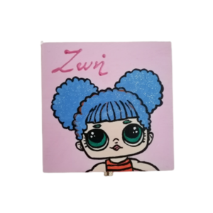 Μπιζουτιερα ξύλινη ζωγραφισμένη lol, 10Χ10εκ. - κορίτσι, οργάνωση & αποθήκευση, ήρωες κινουμένων σχεδίων, προσωποποιημένα
