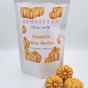 Χειροποίητα wax melts pumkin από κερί σόγιας 6 τμχ 150γρ. - αρωματικά κεριά, soy wax, soy candles