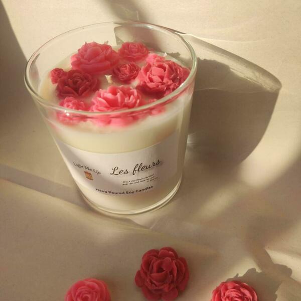 Les fleures - αρωματικά κεριά, φυτικό κερί, 100% φυτικό - 3
